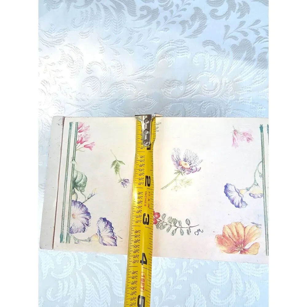 Vintage Kamenstein wood recipe box Floral Butterfly Cottage Decor Grandma Decor